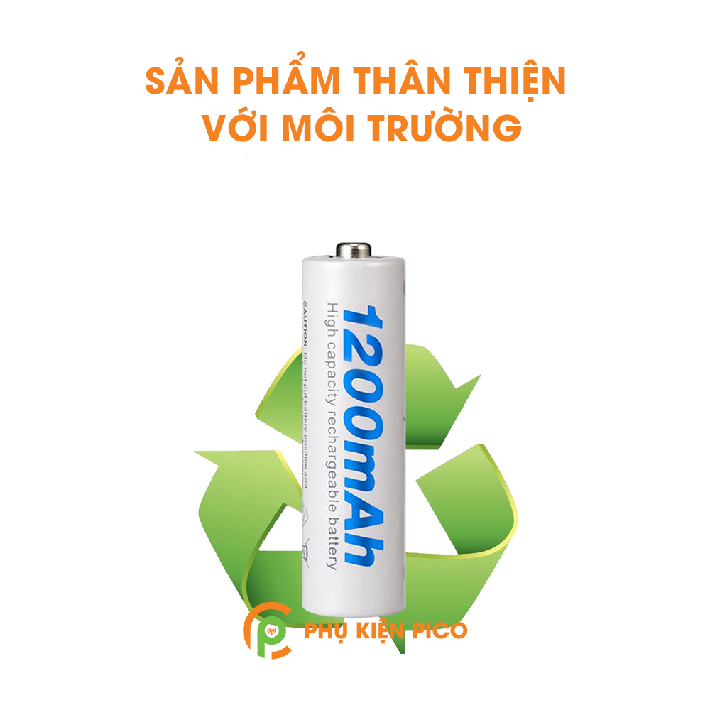 Bộ sạc C807B và 4 Pin sạc Beston AA 1200 mAh, AAA 1300 mAh có thể sạc lại nhiều lần - combo2