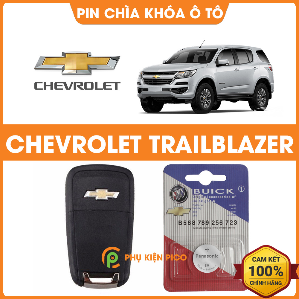 Pin chìa khóa ô tô Chevrolet Trailblazer chính hãng Chevrolet sản xuất tại Indonesia 3V