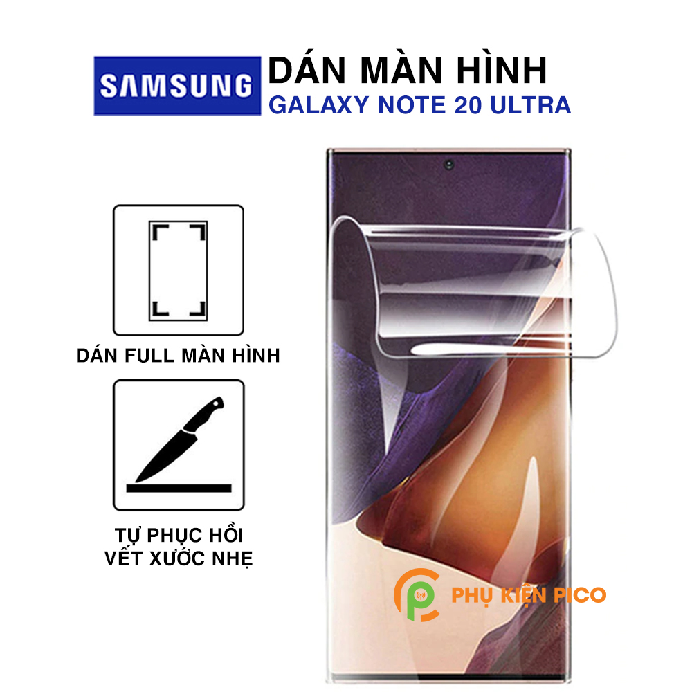 Dán màn hình Samsung Galaxy Note 20 Ultra PPF dẻo trong suốt