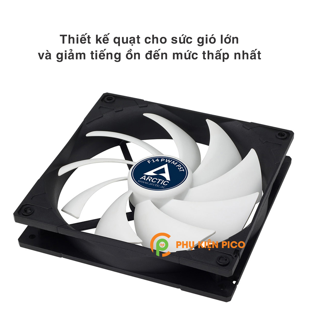 Quạt tản nhiệt case máy tính Arctic F14 PWM PST - Quạt Fan Case 14cm