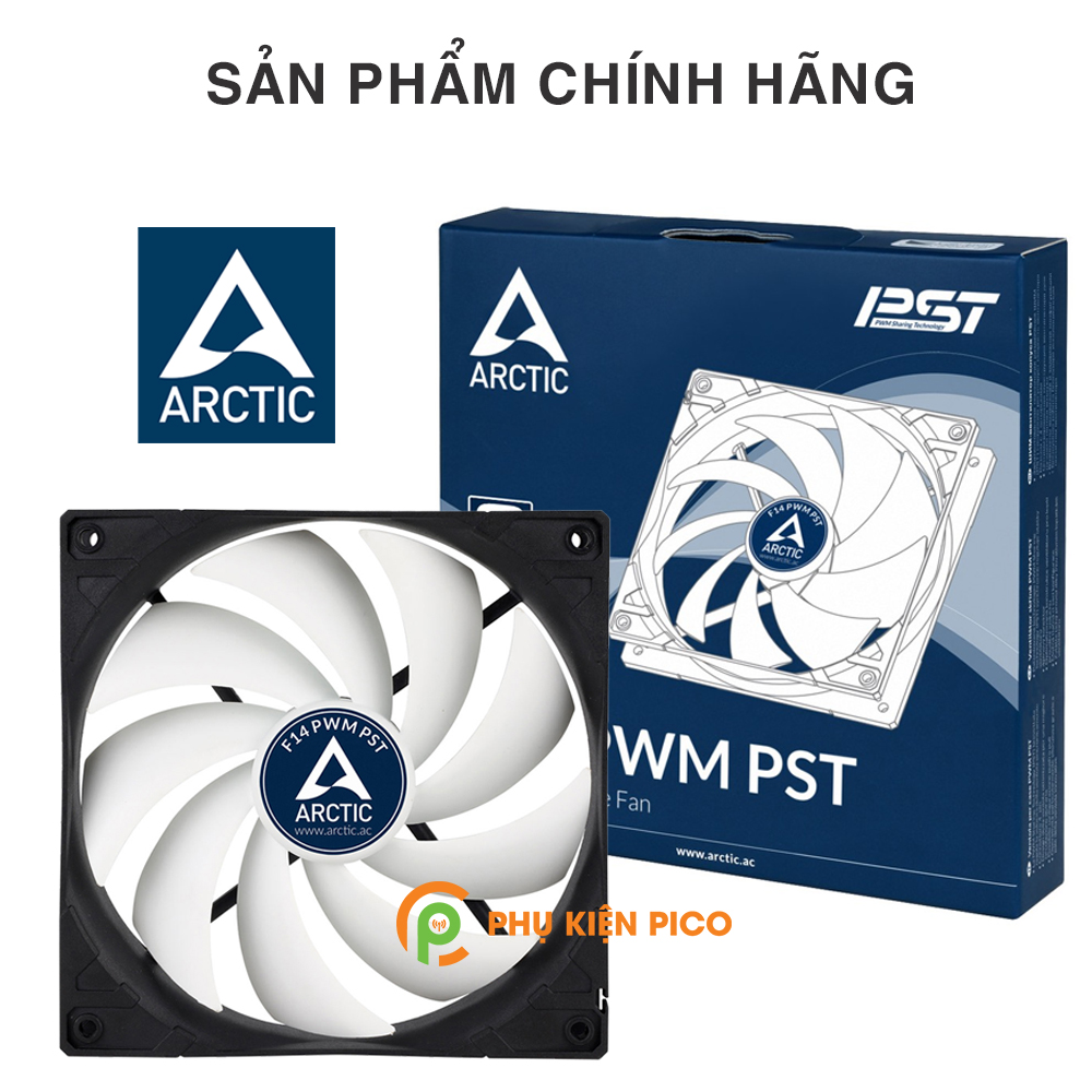 Quạt tản nhiệt case máy tính Arctic F14 PWM PST - Quạt Fan Case 14cm