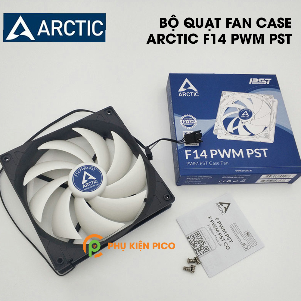 Quạt tản nhiệt case máy tính Arctic F14 PWM PST - Quạt Fan Case 14cm