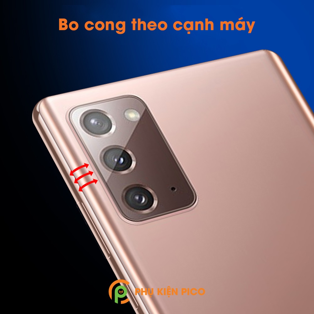 Dán màn hình và Dán lưng Samsung Galaxy Note 20 chính hãng Mibo PPF dẻo trong suốt và Dán camera Samsung Galaxy Note 20 - Combo 3