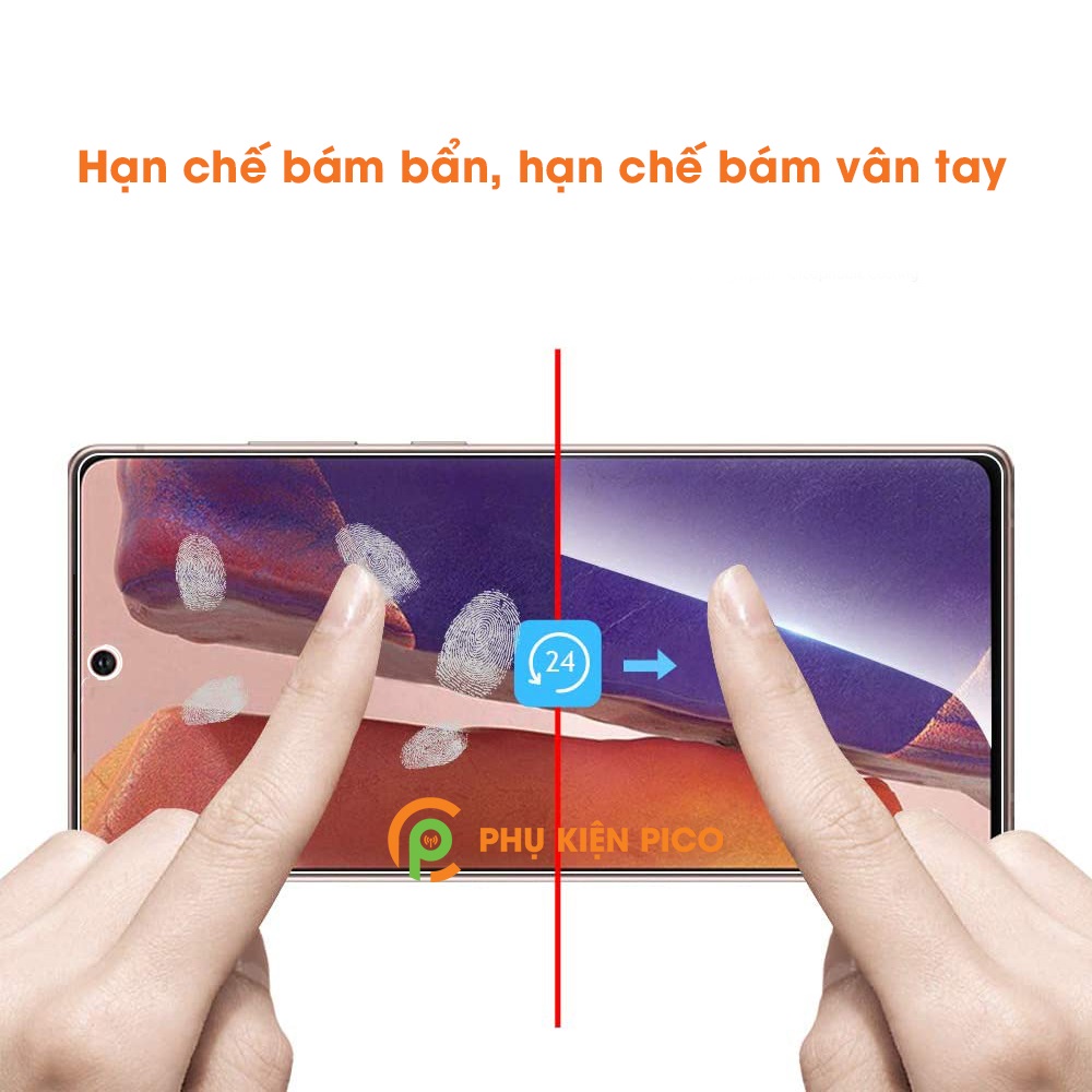 Dán màn hình và Dán lưng Samsung Galaxy Note 20 chính hãng Mibo PPF dẻo trong suốt và Dán camera Samsung Galaxy Note 20 - Combo 3