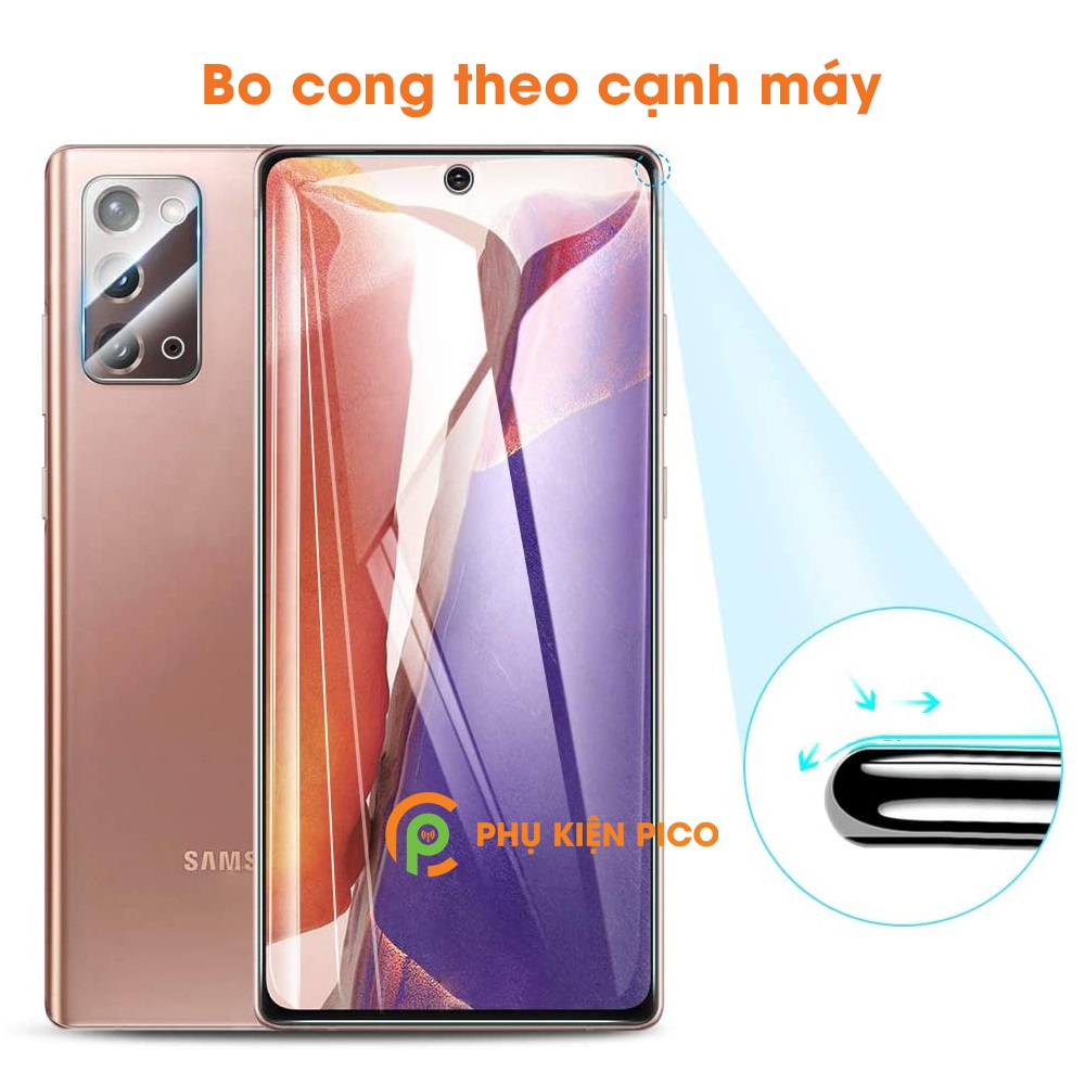 Dán màn hình và Dán lưng Samsung Galaxy Note 20 chính hãng Mibo PPF dẻo trong suốt và Dán camera Samsung Galaxy Note 20 - Combo 3
