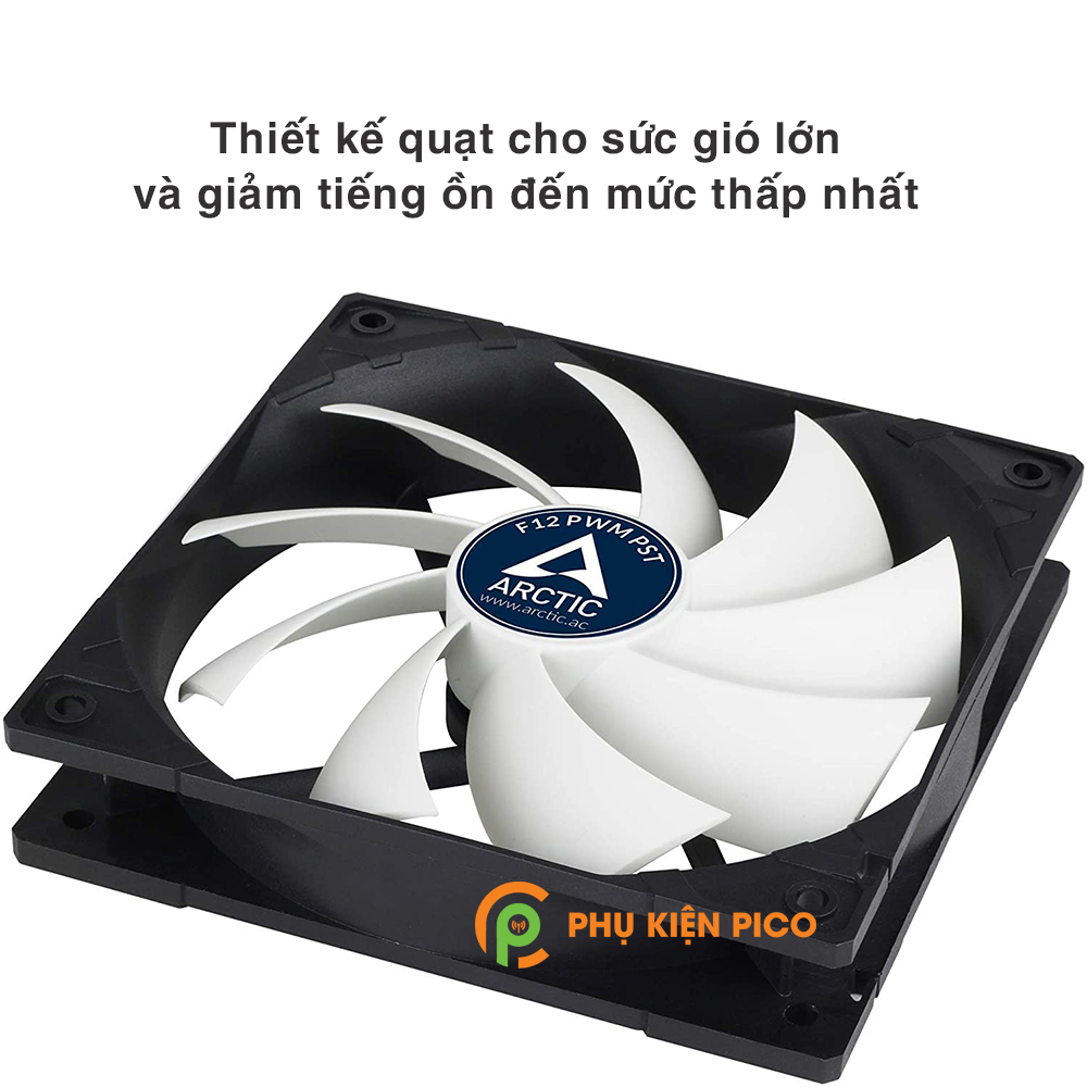 Quạt tản nhiệt case máy tính Arctic F12 PWM PST - Quạt Fan Case 12cm