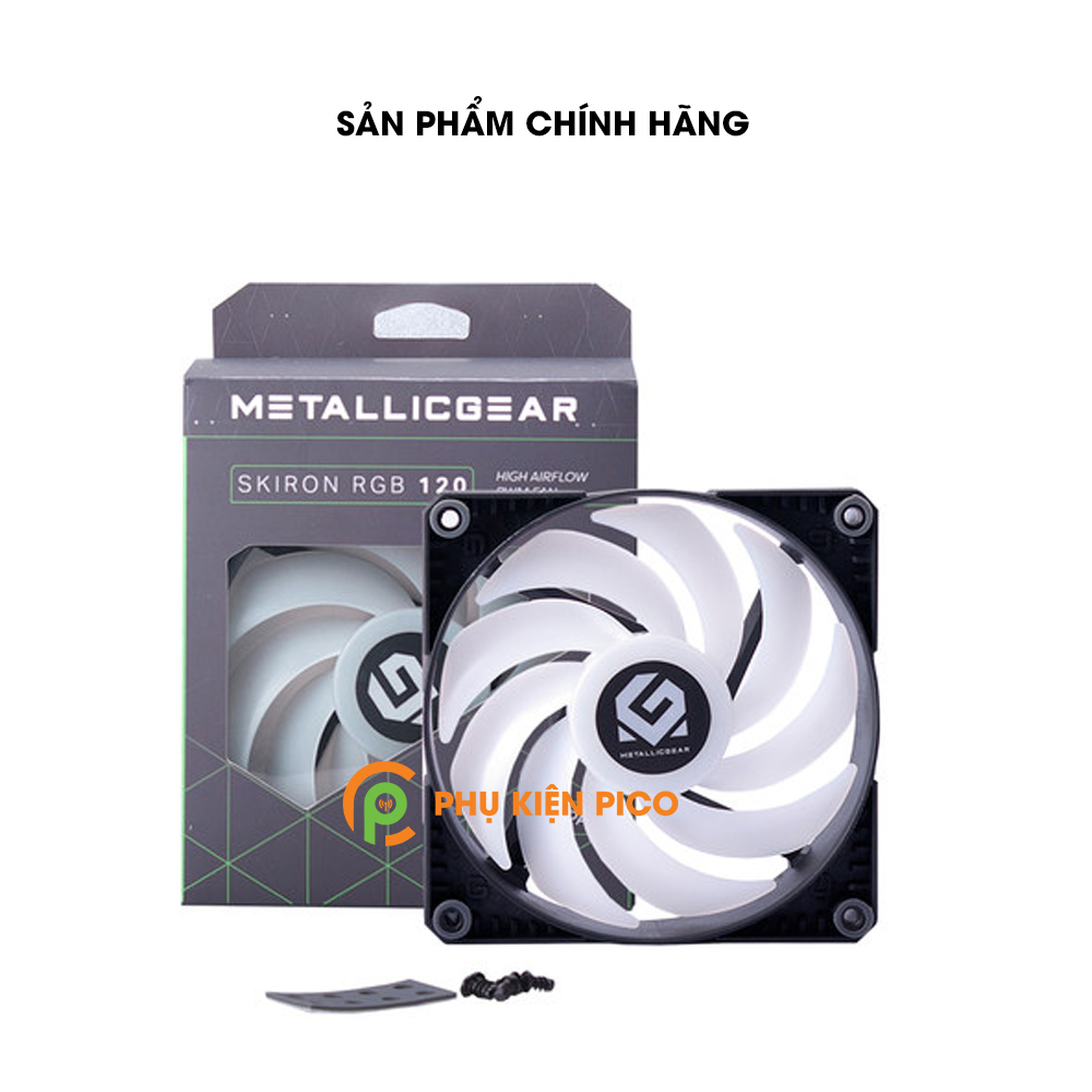 Quạt tản nhiệt case máy tính Phanteks MetallicGear Skiron RGB 120mm – Quạt fan case MetallicGear Skiron