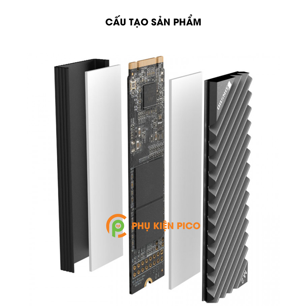 Tản nhiệt SSD M.2 2280 Jonsbo V3 – Miếng tản nhiệt máy tính