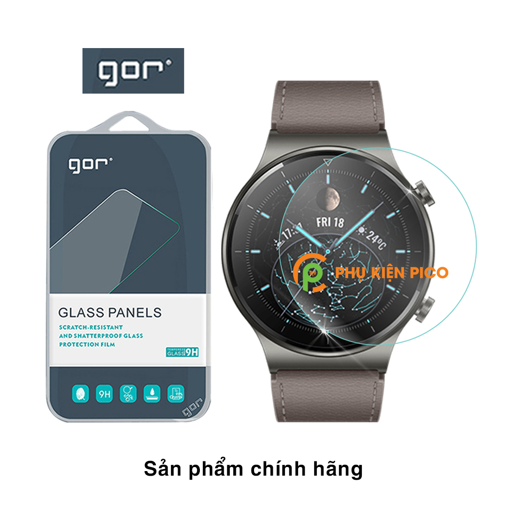 Cường lực Huawei GT 2 Pro chính hãng Gor bộ 3 miếng bảo vệ đồng hồ – Dán màn hình Huawei Watch GT 2 Pro