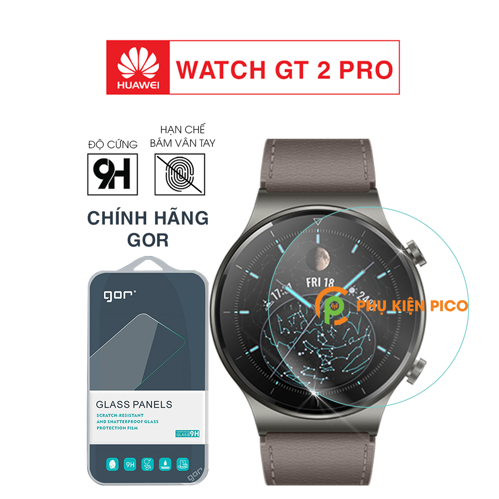 Cường lực Huawei GT 2 Pro chính hãng Gor bộ 3 miếng bảo vệ đồng hồ – Dán màn hình Huawei Watch GT 2 Pro