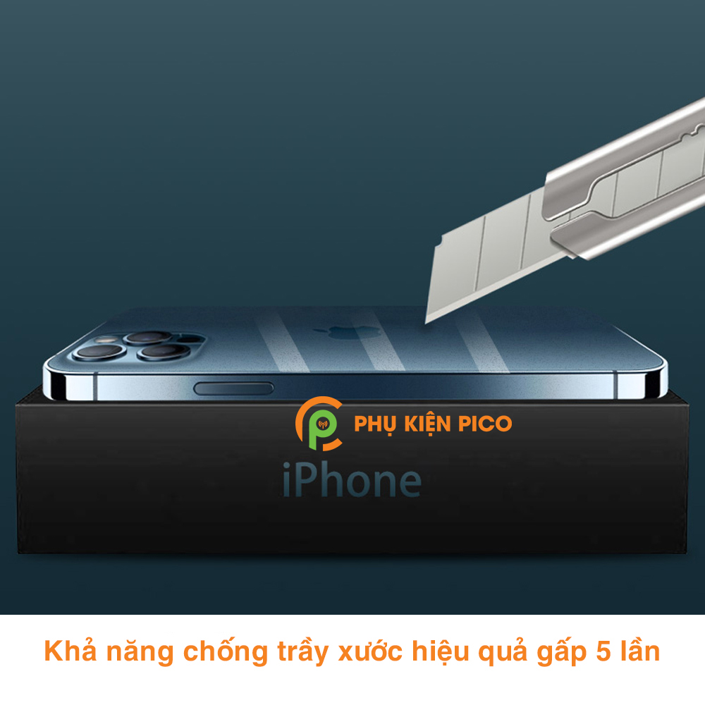 Dán lưng Iphone 12 Pro PPF cao cấp dẻo trong suốt full viền - Dán dẻo Iphone 12 Pro