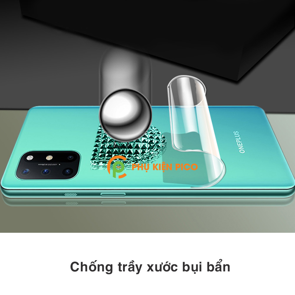 Dán màn hình Oneplus 8T và Dán lưng Oneplus 8T PPF dẻo trong suốt và Cường lực camera Oneplus 8T - Combo 3