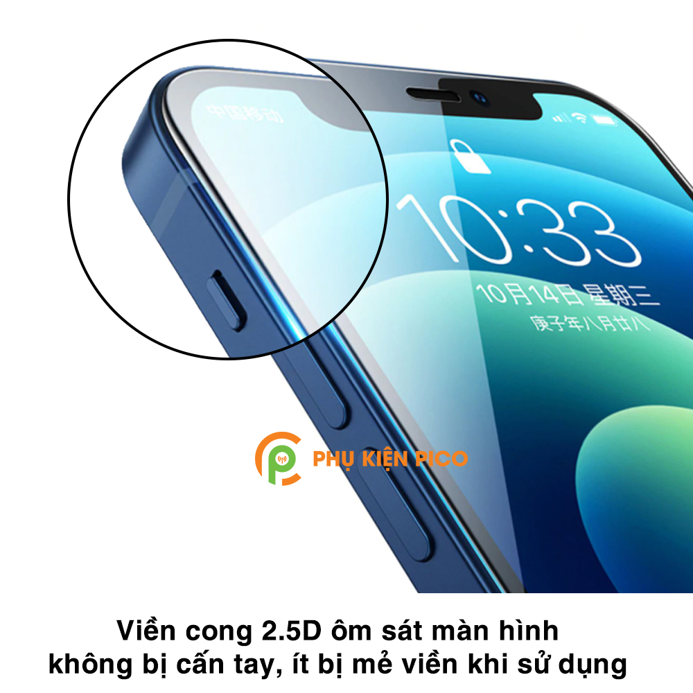 Kính cường lực Iphone 12 full màn hình hiển thị chính hãng Nillkin Amazing H+ Pro trong suốt - Dán màn hình Iphone 12