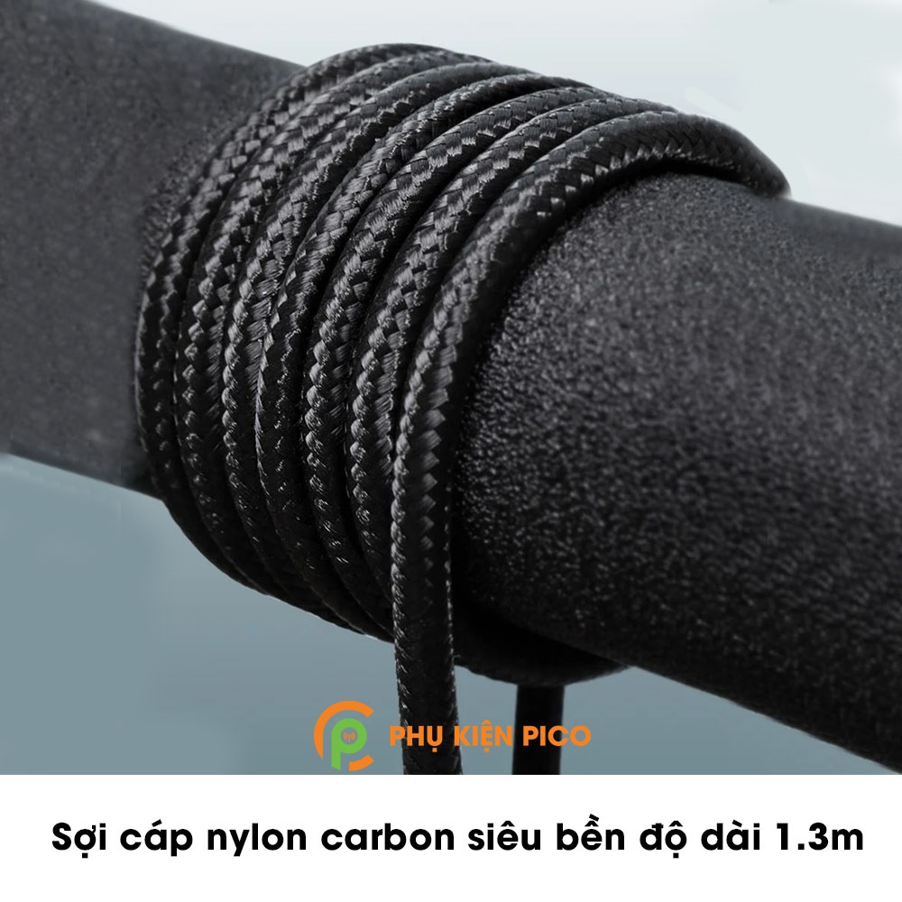 Cáp chuyển đổi Type C to Lightning dành cho Iphone 12 Pro chính hãng Baseus sạc nhanh 18W, dài 1.3m – Cáp sạc nhanh