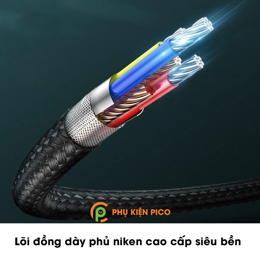 Cáp chuyển đổi Type C to Lightning dành cho Iphone 12 Pro chính hãng Baseus sạc nhanh 18W, dài 1.3m – Cáp sạc nhanh