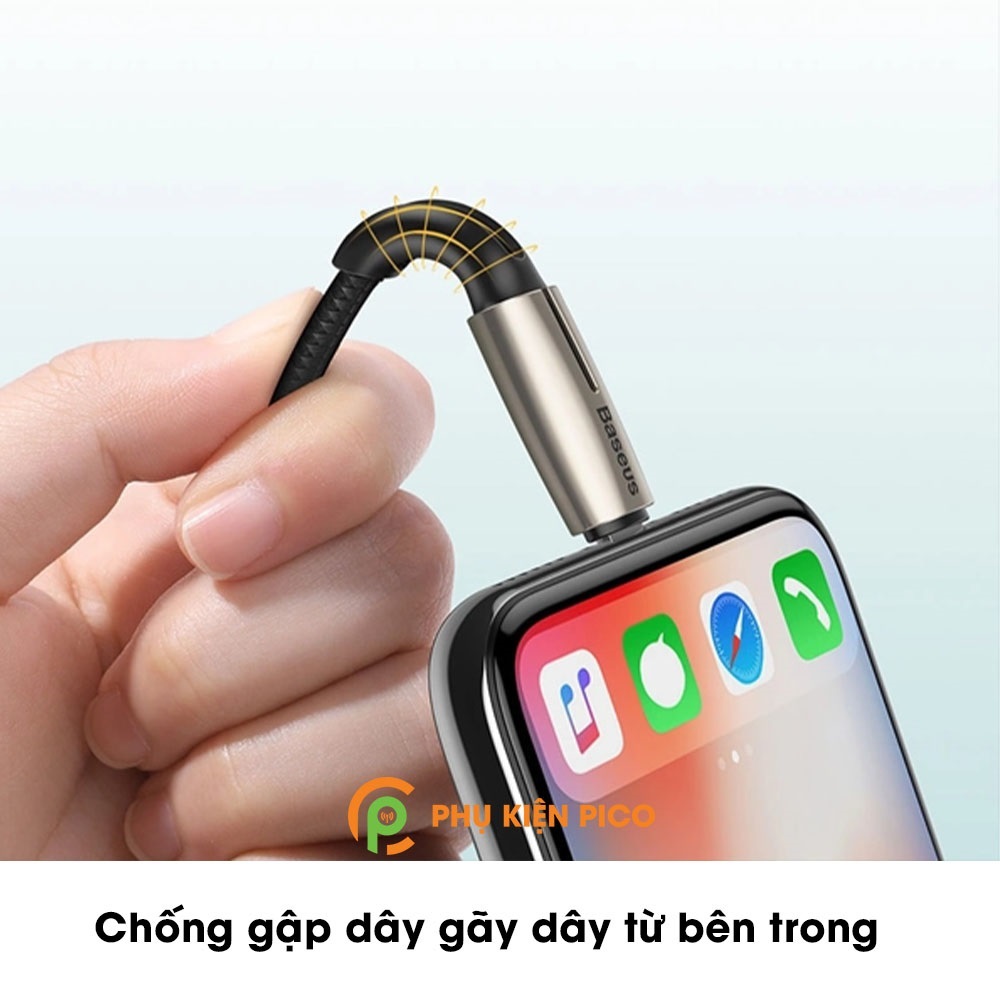 Cáp chuyển đổi Type C to Lightning dành cho Iphone 12 Pro Max chính hãng Baseus sạc nhanh 18W, dài 1.3m – Cáp sạc nhanh