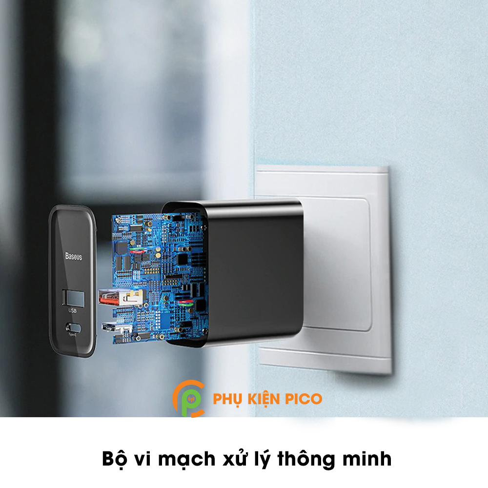 Củ sạc nhanh Iphone 12 Pro 2 cổng Type C và USB Speed Dual Quick Charger 30W – Củ sạc Iphone 12 Pro