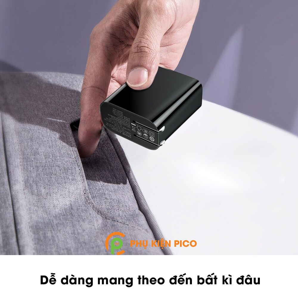 Củ sạc nhanh Iphone 12 Pro 2 cổng Type C và USB Speed Dual Quick Charger 30W – Củ sạc Iphone 12 Pro