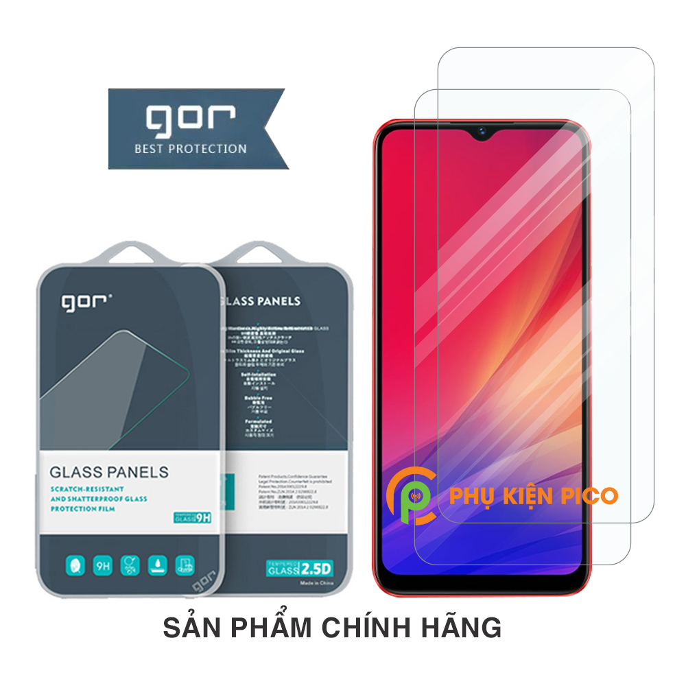 Cường lực Realme C3 chính hãng Gor độ cứng 9H chống trầy xước – Dán màn hình Realme C3