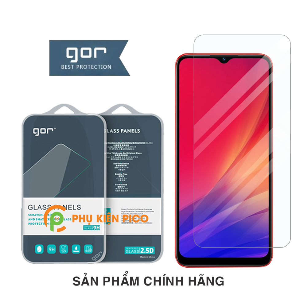 Cường lực Realme C3 chính hãng Gor độ cứng 9H chống trầy xước – Dán màn hình Realme C3