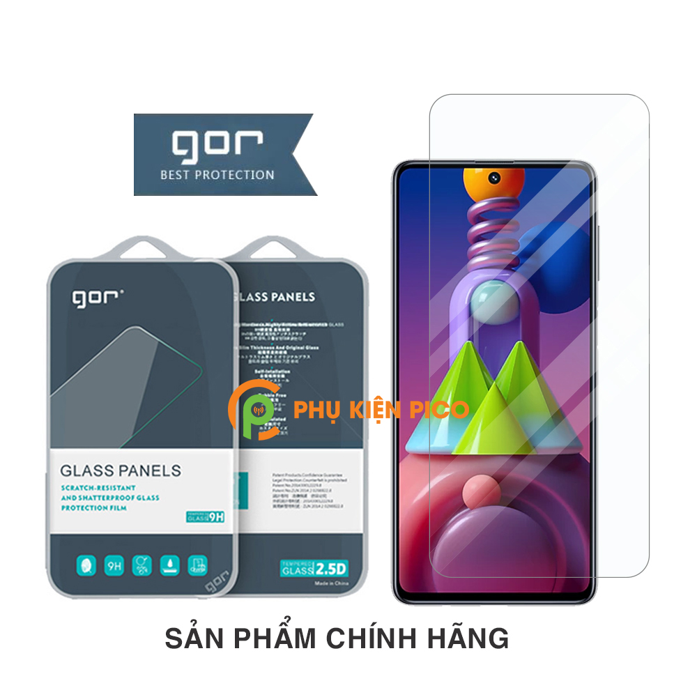 Cường lực Samsung M51 chính hãng Gor độ cứng 9H chống trầy xước – Dán màn hình Samsung Galaxy M51