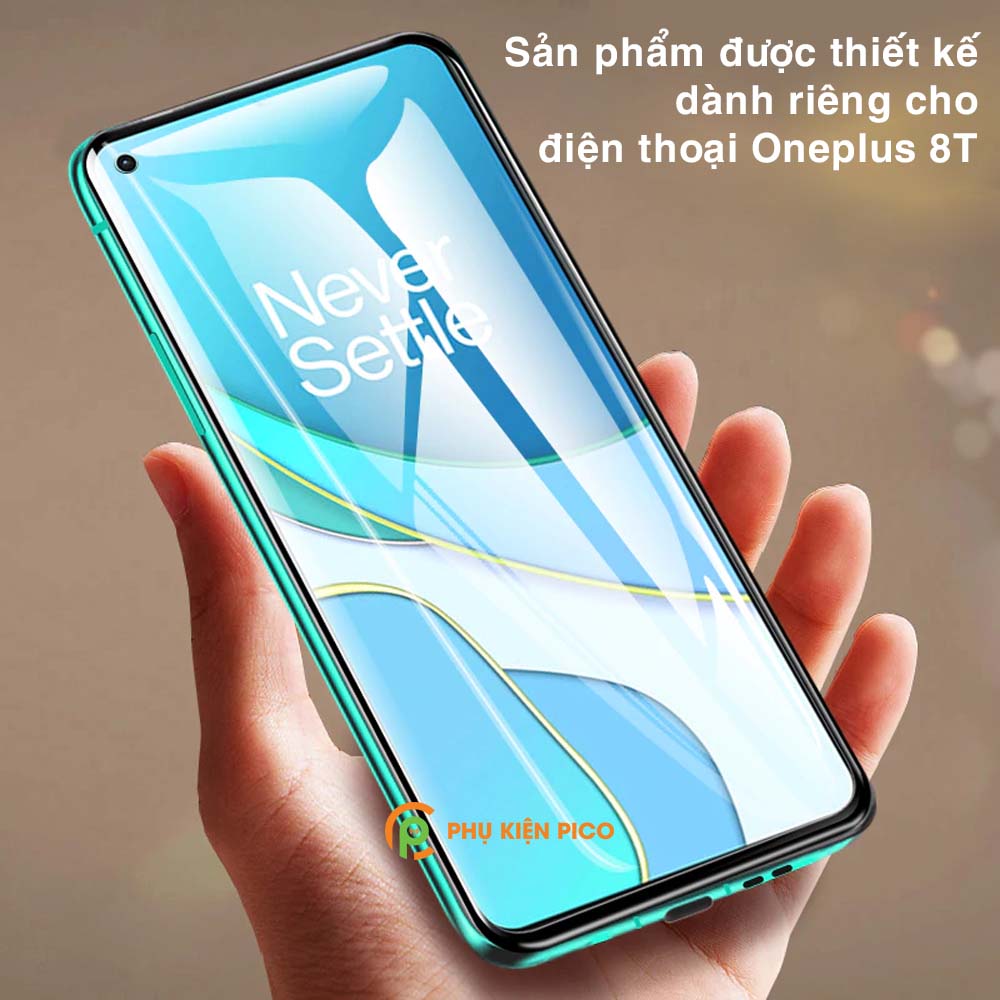 Dán màn hình Oneplus 8T và Dán lưng Oneplus 8T PPF dẻo trong suốt và Cường lực camera Oneplus 8T - Combo 3