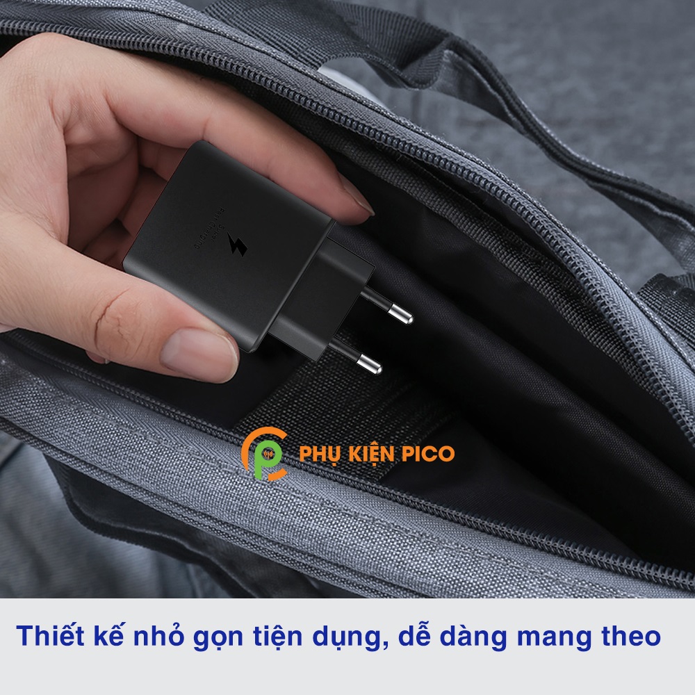 Củ sạc siêu nhanh 45W cho Samsung Galaxy Note 10/ Note 20/ S20 Series/ Z Fold 2/ Z Flip cổng Type C chính hãng NoBox