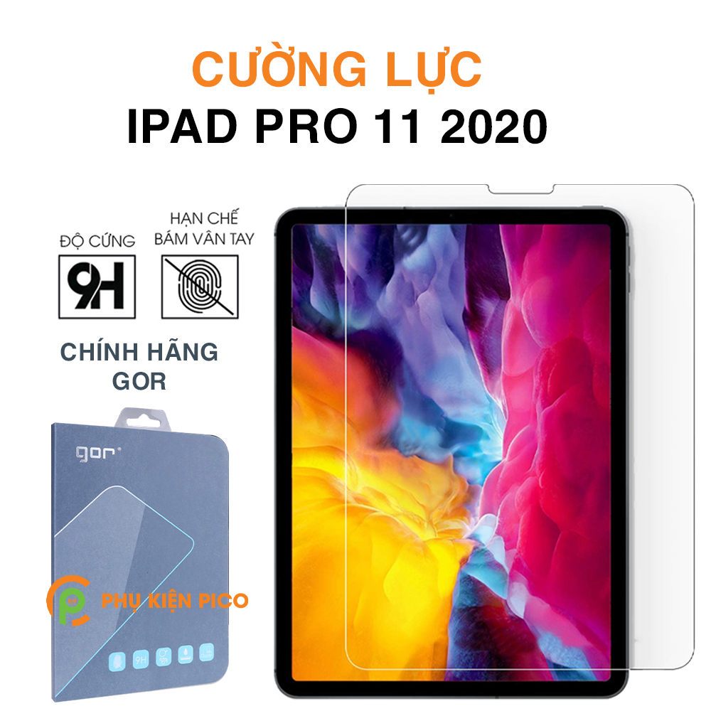 Kính cường lực Ipad Pro 11 2020 chính hãng Gor độ cứng 9H - Dán màn hình Apple Ipad Pro 11 2020