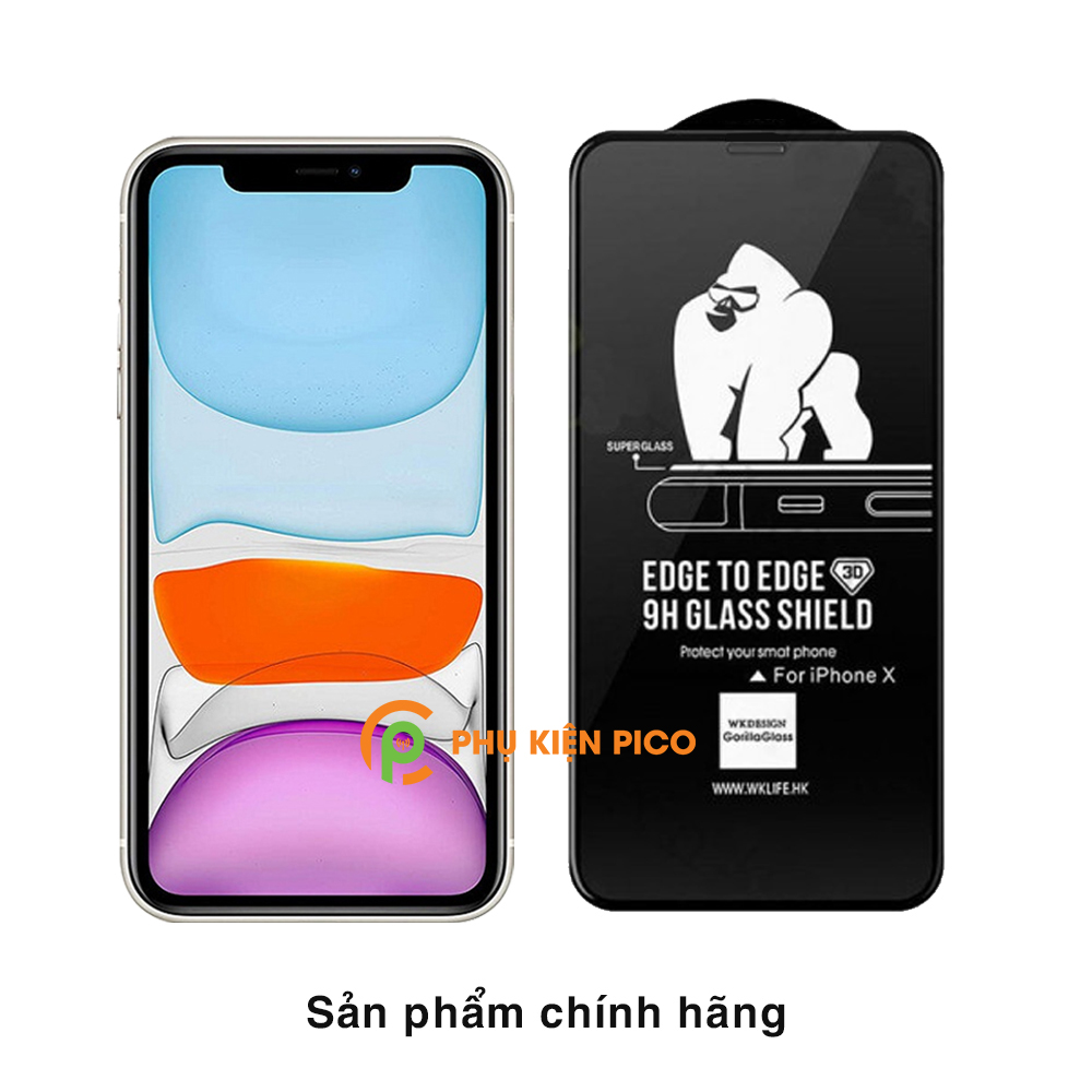 Cường lực Iphone 11 chính hãng KingKong chống va đập trầy xước bản tách hộp – Dán màn hình Iphone 11