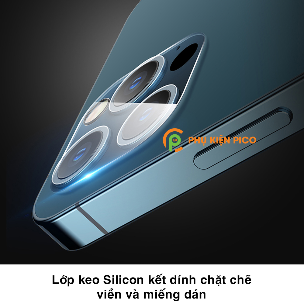 Cường lực camera Iphone 12 Pro Max full cụm camera độ cứng 9H