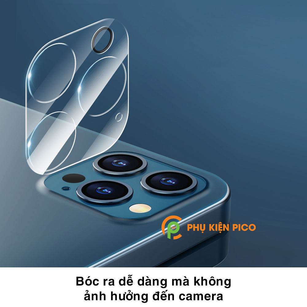 Cường lực camera Iphone 12 Pro Max full cụm camera độ cứng 9H