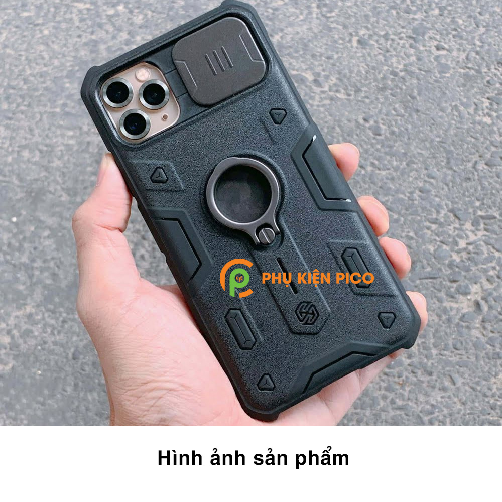 Ốp lưng chống sốc iPhone 11 Pro Max chính hãng Nillkin có nắp trượt bảo vệ camera sau - Ốp điện thoại iPhone 11 Pro Max