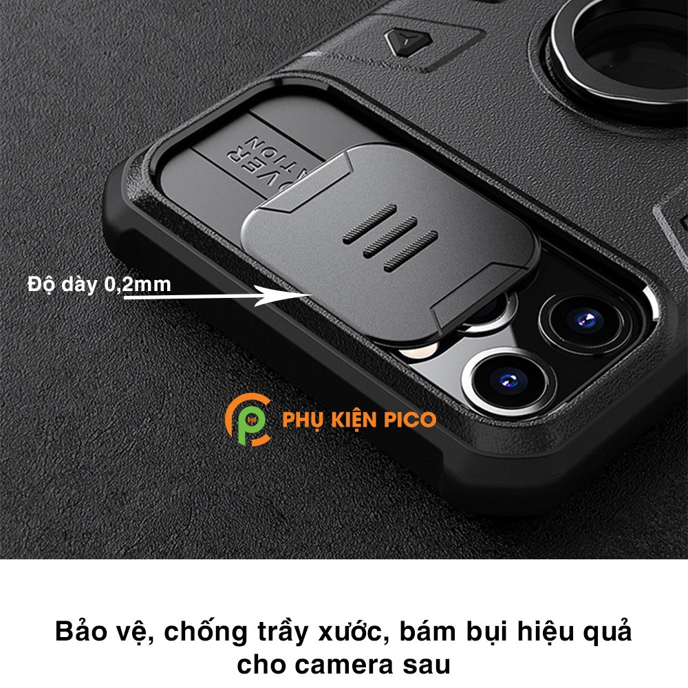 Ốp lưng chống sốc iPhone 11 chính hãng Nillkin có nắp trượt bảo vệ camera sau - Ốp điện thoại iPhone 11