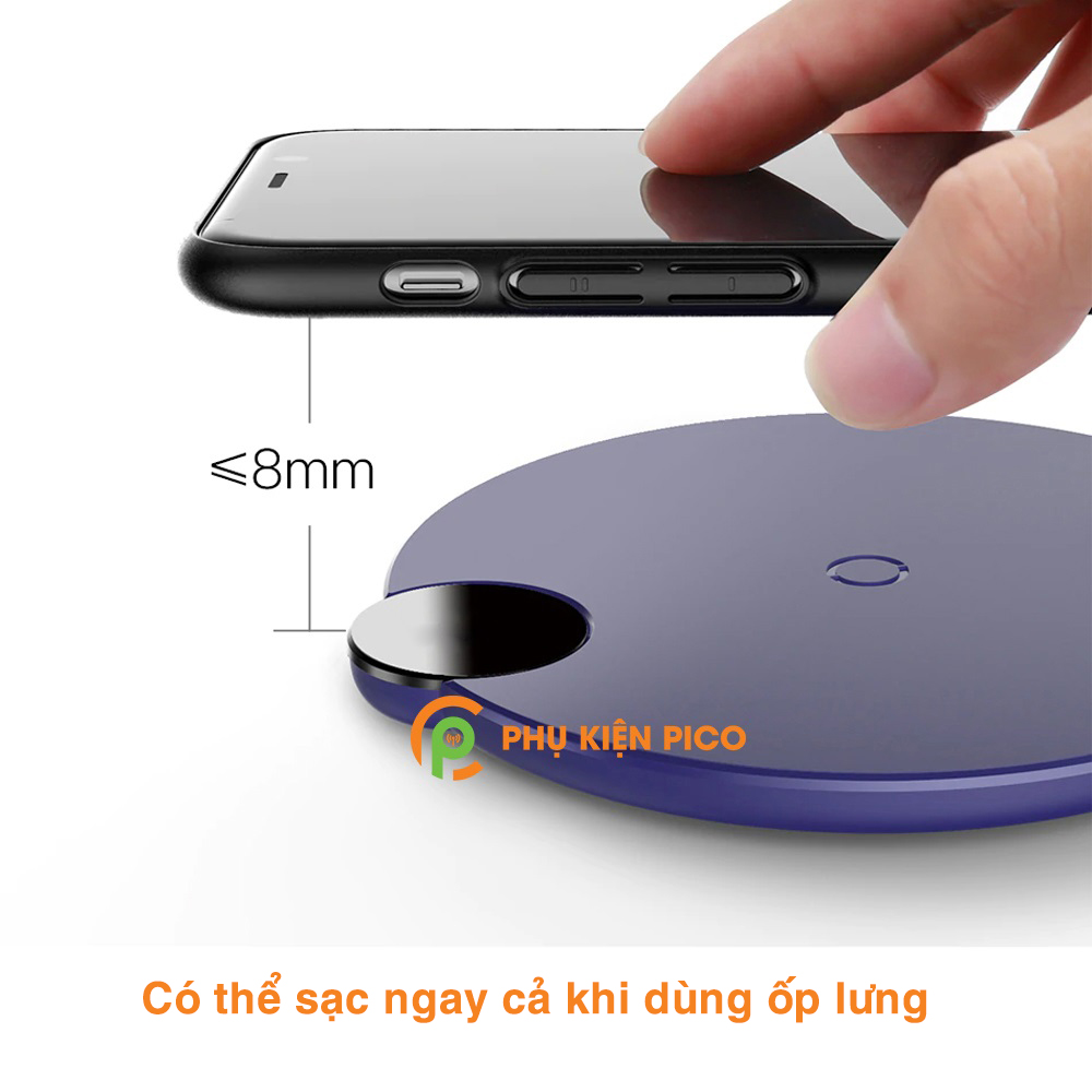 Đế sạc nhanh không dây Xiaomi Mi 10 / Mi 10 Ultra / Mi 9 15W chính hãng Baseus chuẩn Qi – Cốc sạc Xiaomi