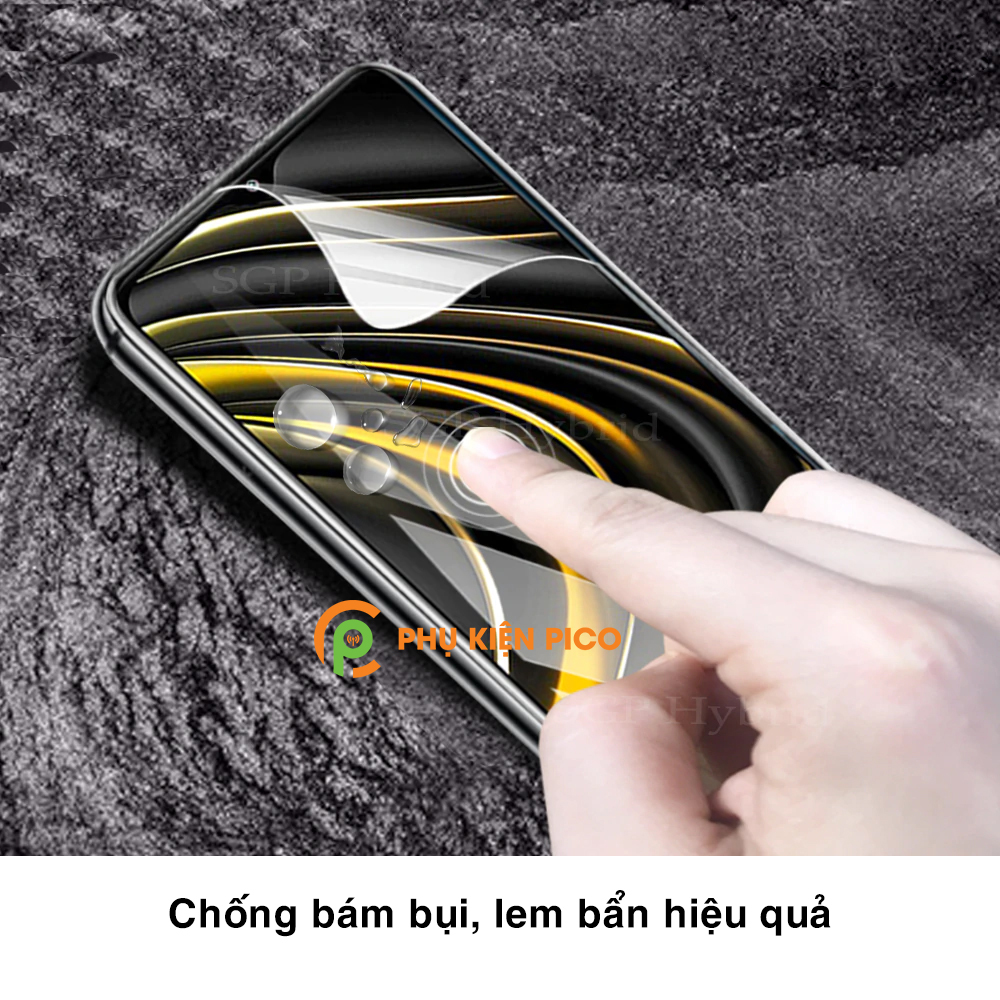 Dán màn hình Poco M3 và Dán lưng Xiaomi Poco M3 PPF cao cấp dẻo trong suốt – Combo 2
