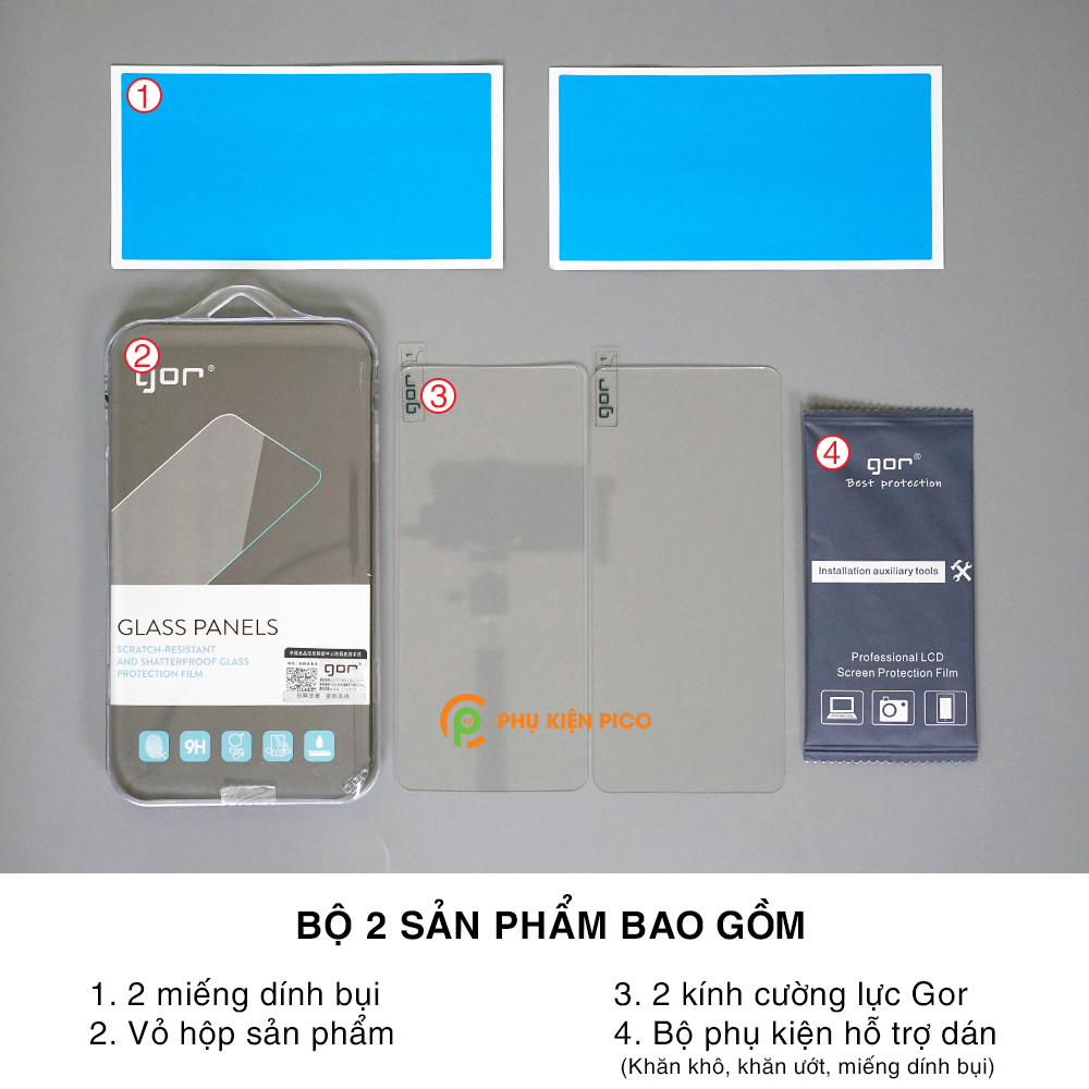 Kính cường lực Redmi Note 9s full màn hình chính hãng Gor dùng chung với mọi loại ốp lưng – Dán màn hình Xiaomi Redmi Note 9s