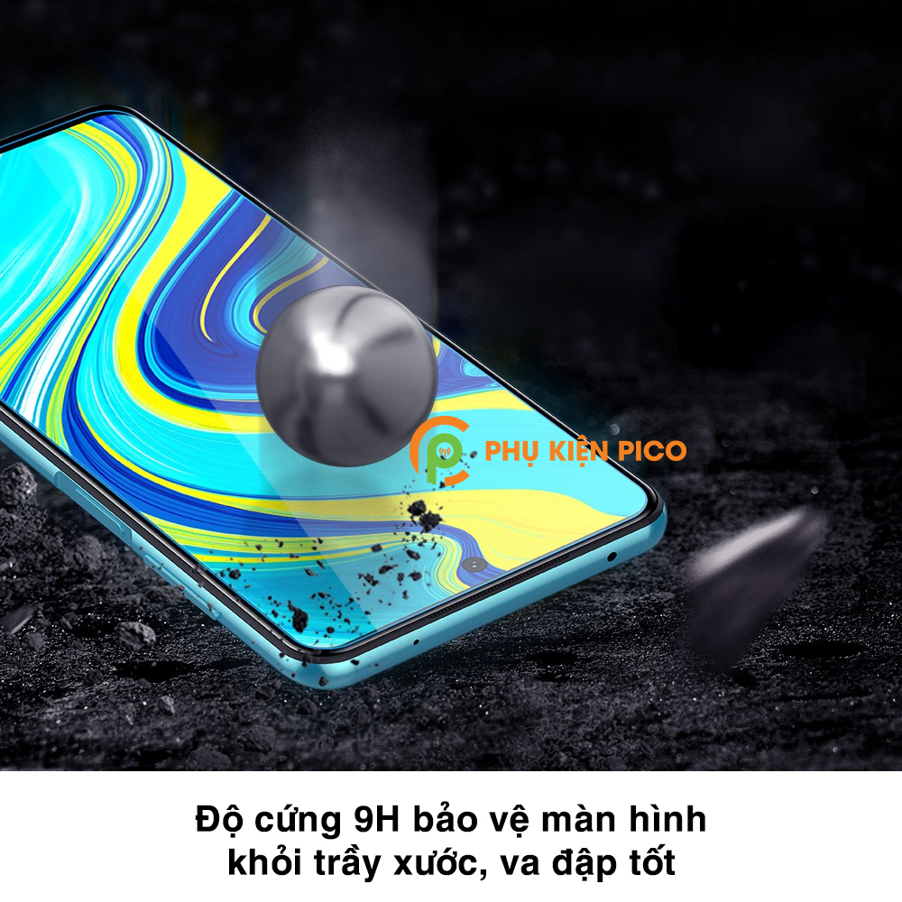 Kính cường lực Redmi Note 9s full màn hình chính hãng Gor dùng chung với mọi loại ốp lưng – Dán màn hình Xiaomi Redmi Note 9s