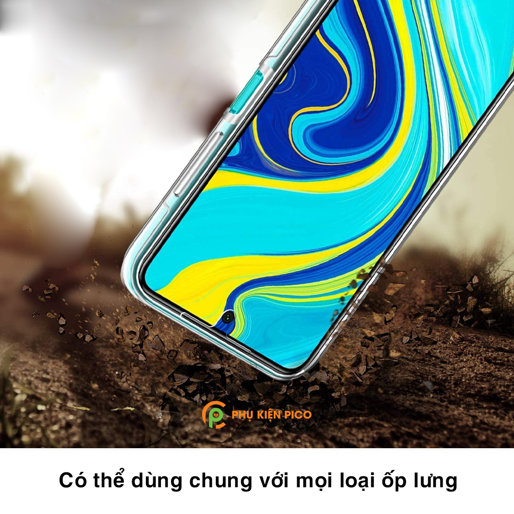 Kính cường lực Redmi Note 9s full màn hình chính hãng Gor dùng chung với mọi loại ốp lưng – Dán màn hình Xiaomi Redmi Note 9s