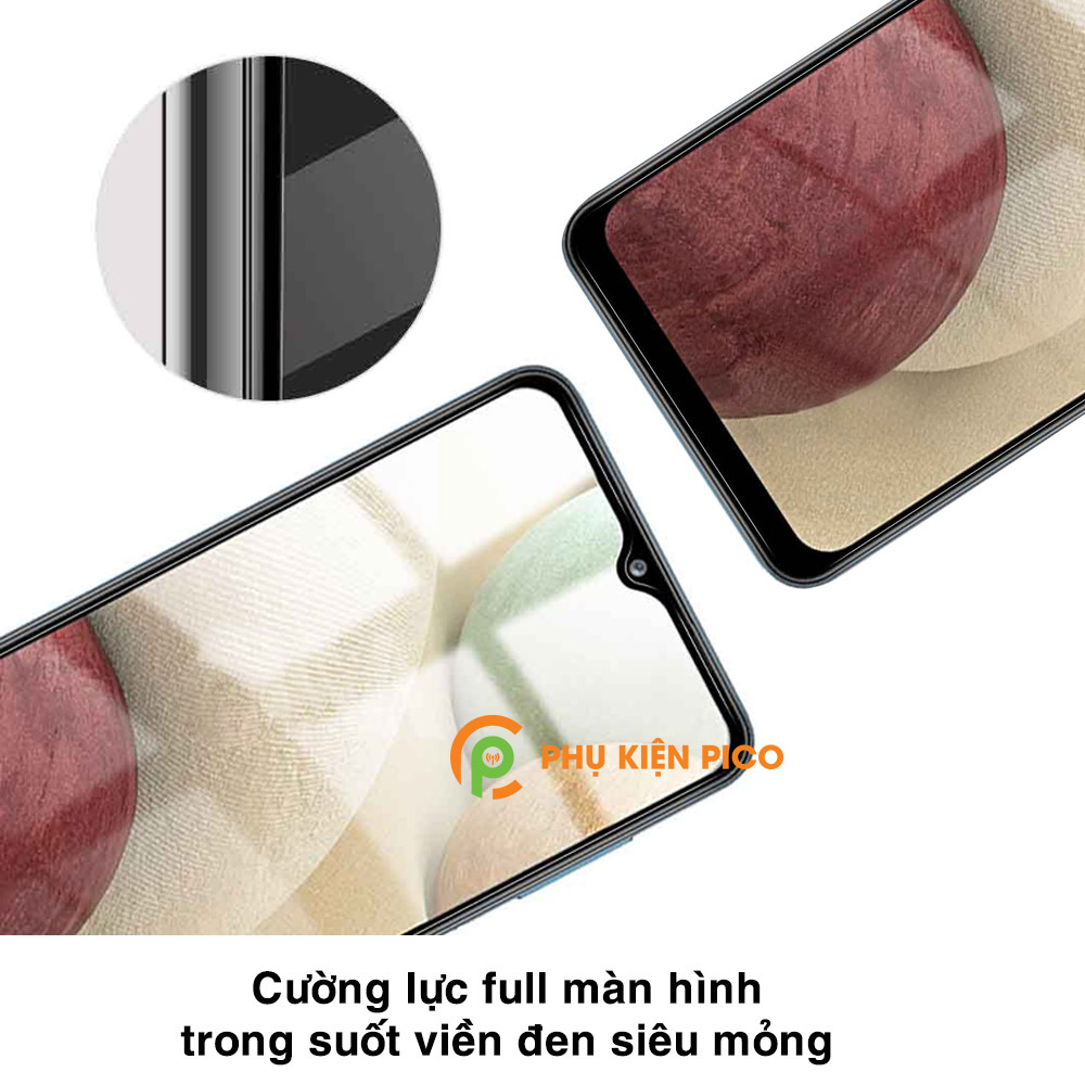 Kính cường lực Samsung A12 full màn hình viền đen siêu mỏng – Dán màn hình Samsung Galaxy A12