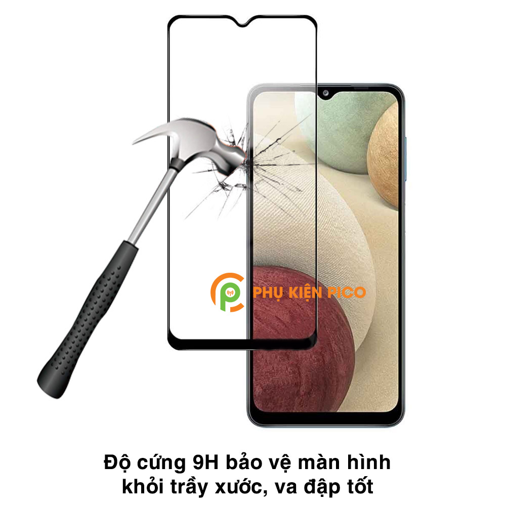 Kính cường lực Samsung A12 full màn hình viền đen siêu mỏng – Dán màn hình Samsung Galaxy A12