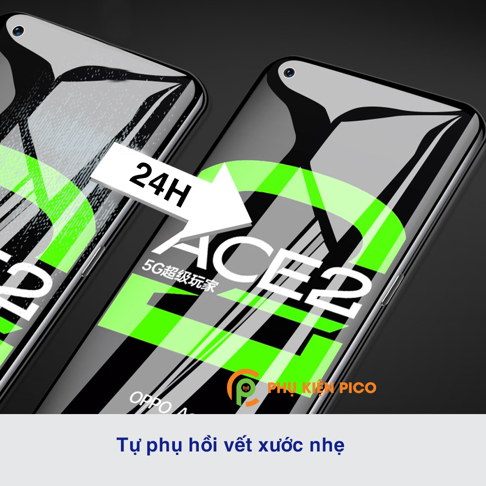Dán màn hình Reno Ace 2 full màn dẻo trong suốt PPF tự phục hồi vết xước