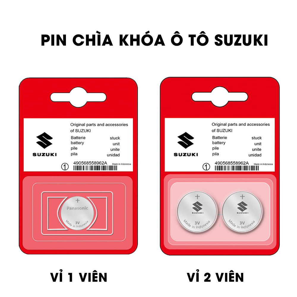 Pin chìa khóa ô tô Suzuki Carry Pro chính hãng sản xuất theo công nghệ Nhật Bản – Pin chìa khóa Suzuki Carry Pro