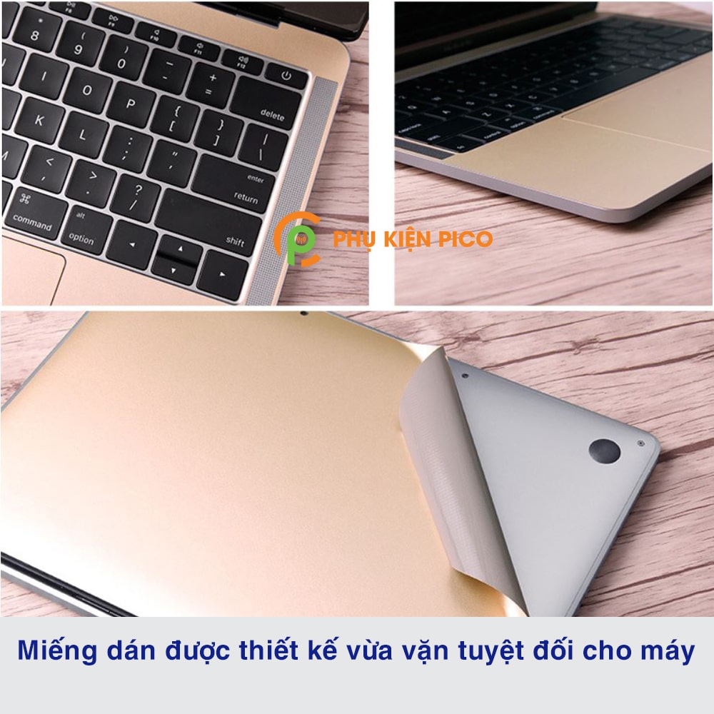 Dán MacBook Air 2020 trọn bộ mặt lưng, mặt đáy, dán mặt bàn phím và di chuột MacBook Air 2020