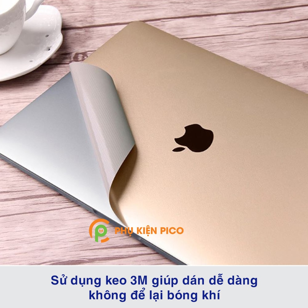 Dán MacBook Air 2020 trọn bộ mặt lưng, mặt đáy, dán mặt bàn phím và di chuột MacBook Air 2020