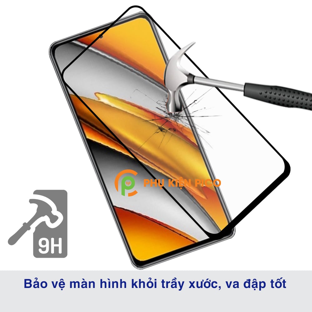 Cường lực Xiaomi Poco F3 full màn hình viền siêu mỏng chính hãng Nillkin Amazing CP+ Pro