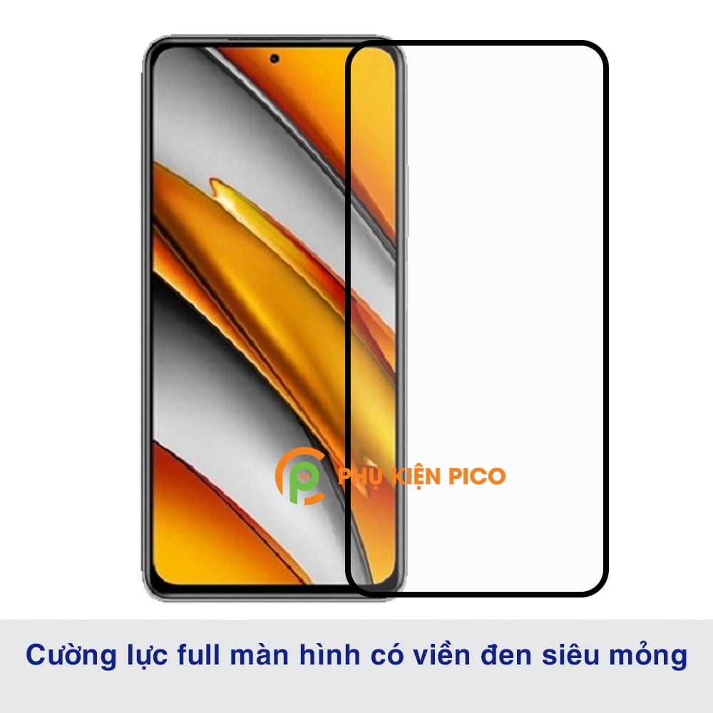 Cường lực Xiaomi Poco F3 full màn hình viền siêu mỏng chính hãng Nillkin Amazing CP+ Pro