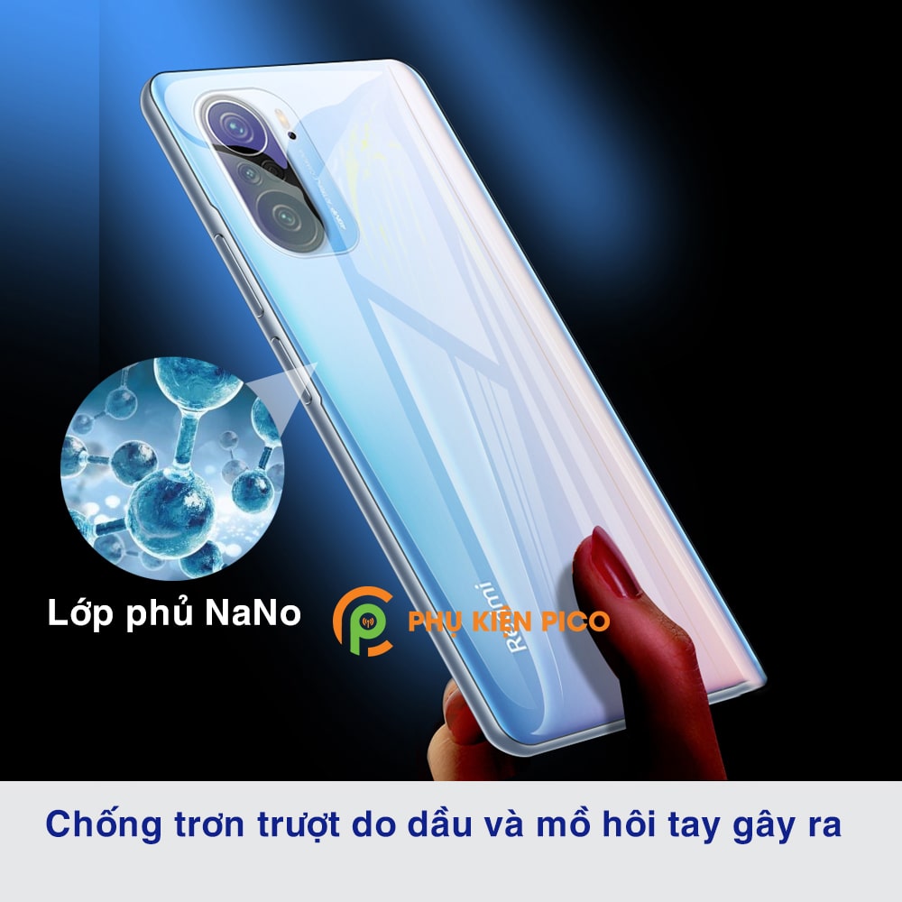 Dán lưng Xiaomi Redmi K40 Pro full mặt lưng dẻo trong suốt