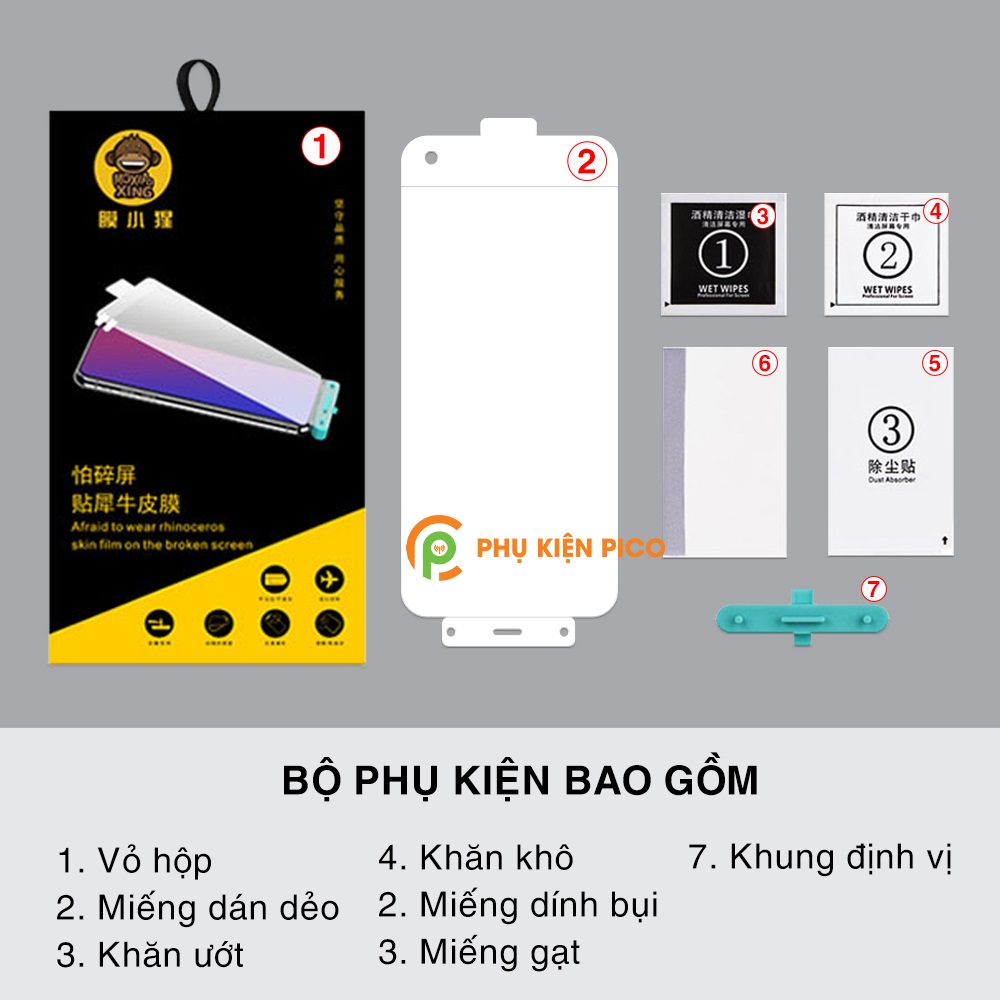 Dán màn hình Xiaomi Mi 11 Pro full màn hình chính hãng Moxiao Xing