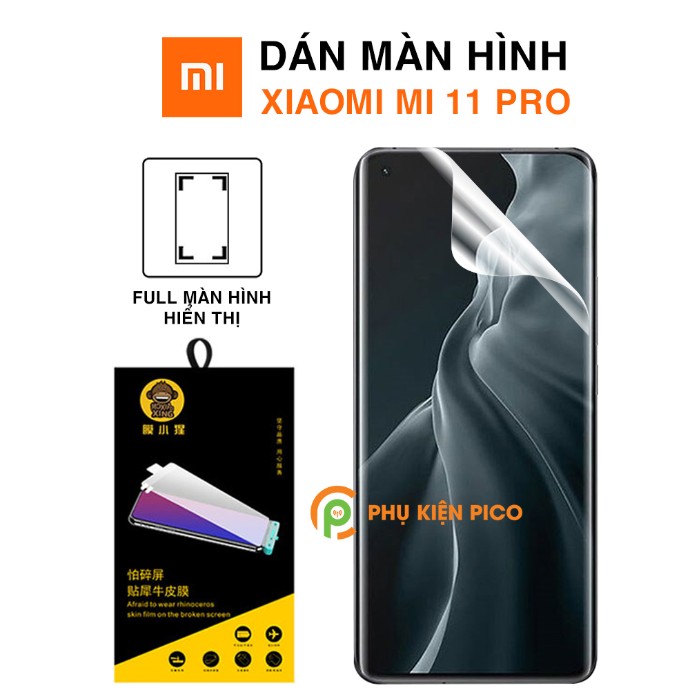 Dán màn hình Xiaomi Mi 11 Pro full màn hình chính hãng Moxiao Xing