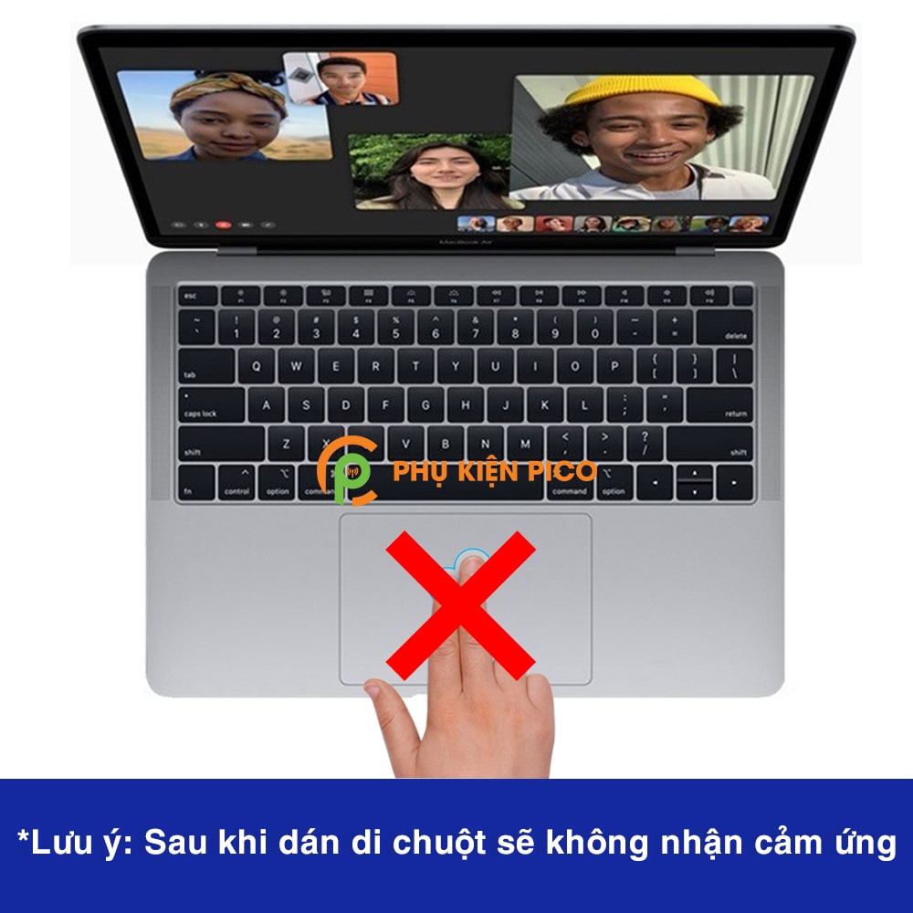 Dán MacBook Air 2020 trọn bộ mặt lưng, mặt đáy, dán mặt bàn phím và di chuột MacBook Air 2020
